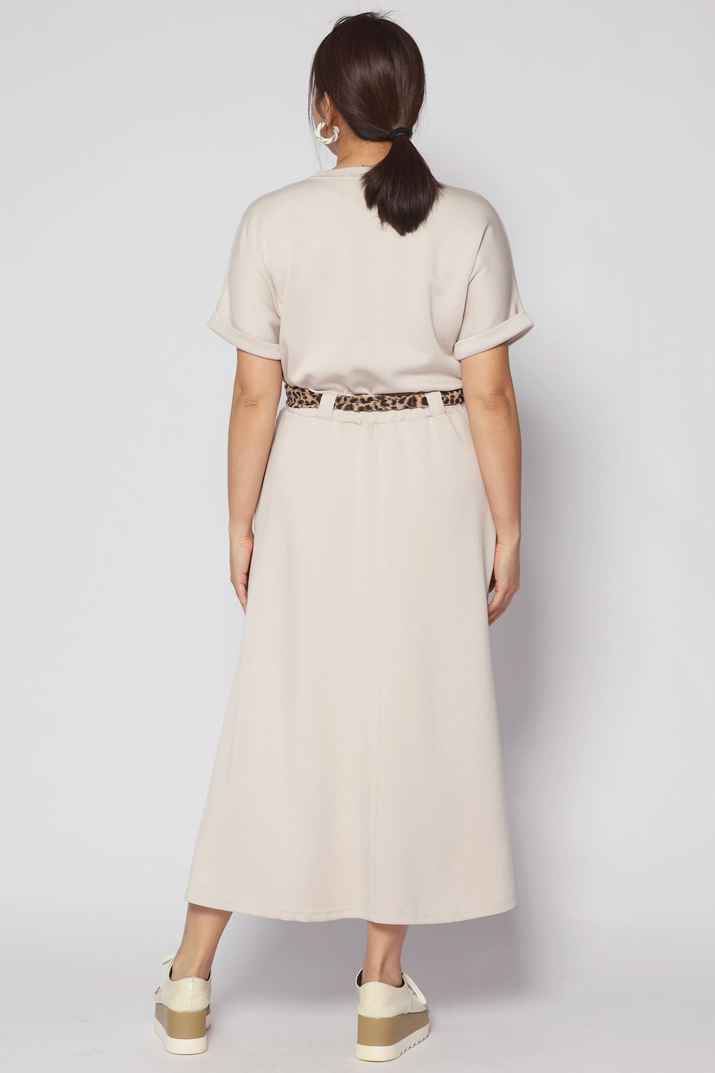 Will 2 in 1 Top and Skirt Set in Khaki